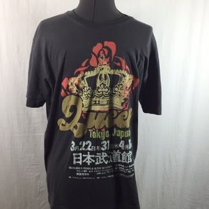 Queen Gray Short Sleeve Tee Shirt Size M